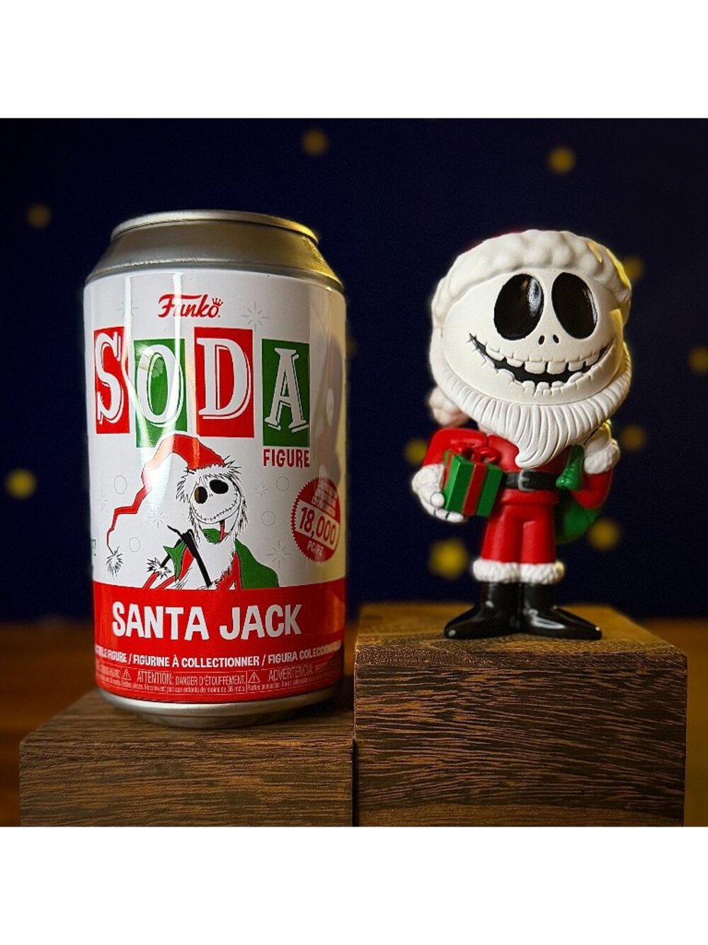 Funko Soda Santa Jack Skellington Figure | Nightmare Before Christmas